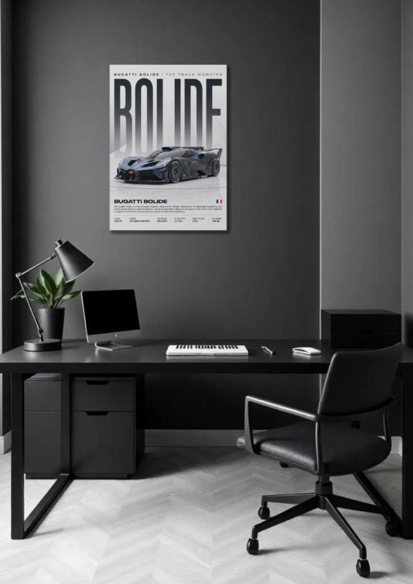 BUGATTI BOLIDE POSTER