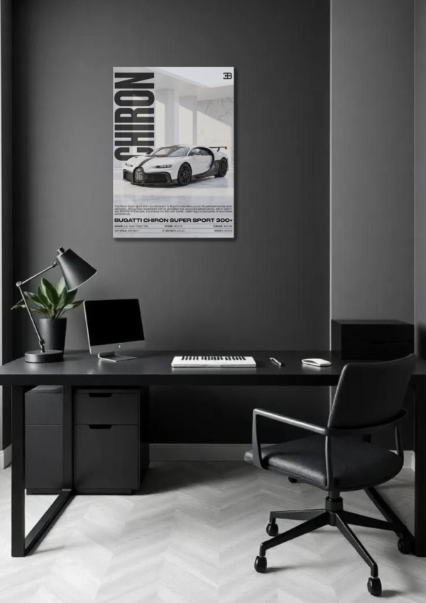 BUGATTI Chiron poster