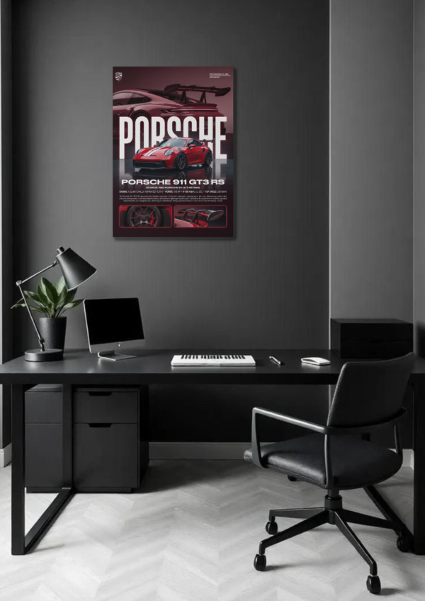 Porsche car poster