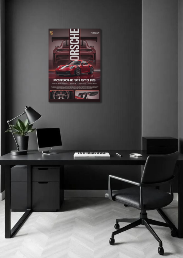Porsche 911 GT poster